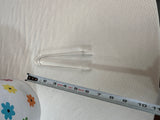 Floral Plastic Vintage Ice Bucket With Clear Tongs