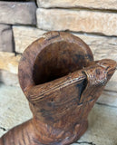 Stone Western Cowboy Boot Planters