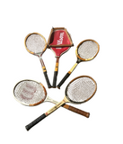 Collection of Vintage Wilson Model Tennis Rackets