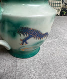 Vintage Asian Style Ceramic Teapot
