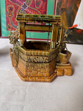 Vintage Green Ceramic Well Style Planter