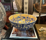 Large Ceramic Peacock Design Decorative Bowl