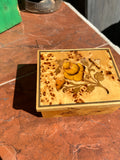 Floral Wooden Jewelry Music Box, Playing Greensleeves