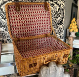 Large Handmade Wicker Picnic Basket