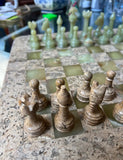 Onyx Stone Chess Set and Board- Set of 33