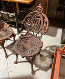 Outdoor Heavy Iron Petite Garden Chair