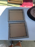 Pair of Vintage Wooden Frames With Family Prints