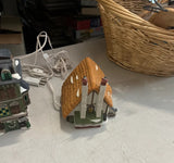 Trio of Vintage Christmas Village Houses