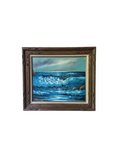 Framed and Signed Seascape Painting
