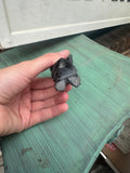 Hand Carved Black Stone Owl Sculpture