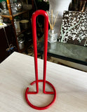 Vintage Red Metal Paper Towel Holder