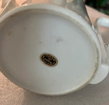Ceramic Tea Pot With Silver Felted Cover and Lid