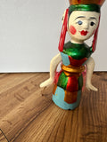 Small Moving Hand Painted Doll