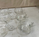 1970s Collection of Small Round Cups With Handles- Set of 10