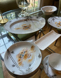 Collection of Asian Style Plates and Serving Pieces- Set of 21