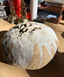 Vintage Biomorphic Cream Colored Vase