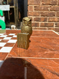 Vintage Brass Owl