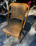 Vintage Rattan French Bistro Accent Chair