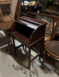 Wooden Secretary Roll Top Petit Desk