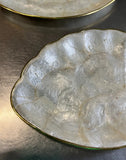 Mother of Pearl Pair of Shell Design Plates