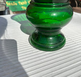 Large Green Glass Vase