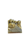 Mount Rushmore Brass Sculpture