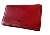 Vintage Red Coach Leather Wallet
