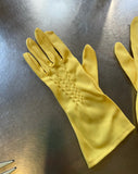 Pair of Vintage Yellow Gloves