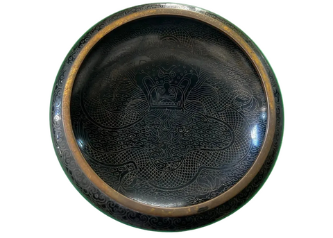 Vintage Chinese Republic Period Cloisonné Brush Washer