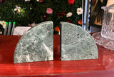 Geometric Minimalist Green Marble Bookends Cpa Design