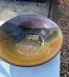 Hand Made Earth Tone Large Pottery Decorative Bowl