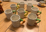 Fitz and Floyd Ceramic Spring Coffee Cup Collection