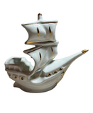 Anchor Details Capodimonte Ceramic Ship