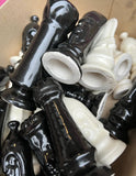 Ceramic Chess Pieces Complete Set +2 Extra