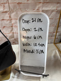Small Brown and Black Leather Shoulder Bag