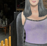 Oversized Wooden Painted Cutout of Cher