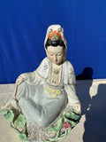 Ceramic Asian Woman Sculpture