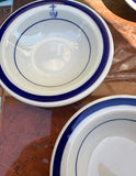 1970s Homer Laughlin China Nautical Collection of Ceramic Petite Dishes- Set of 4
