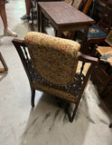 Hand Carved Wooden Antique Accent Chair