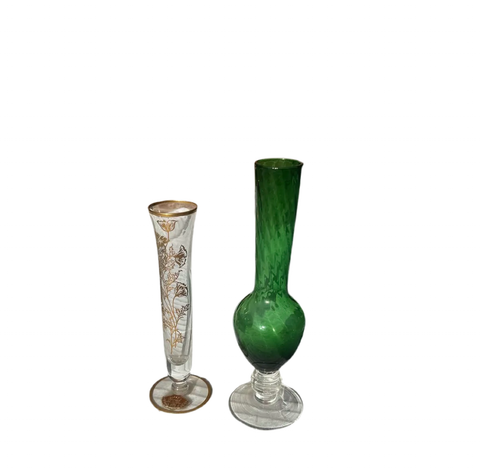 Pair of Tall Skinny Tube Vases
