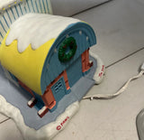 Pair of Garfield Themed Christmas Village Houses
