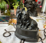 Vintage Cast Iron Scottish Terrier Doorstop