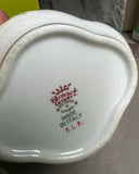 1970s Richard Ginori Italian Floral Bowl With Matching Lid