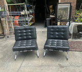 Mid-Century Modern Chrome Italian Chairs
