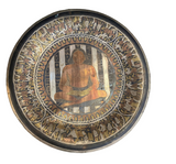 Native American Brass Decorative Plate/Wall Hanging