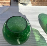 Instant Collection of Green Glass Catchalls