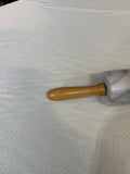 Vintage Marble Rolling Pin With Wooden Handles