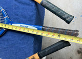 Vintage Collection of Blue Wooden Tennis Rackets