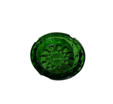 Green Glass Round Ashtray