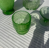 Instant Collection of Light Green Glass Vases- Set of 4